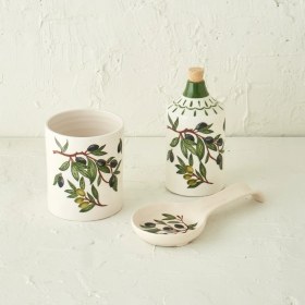 Resim Olive Dik Kaşıklık (11,5X12,5 Cm) 