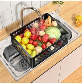 Resim 5 Katlı Metal Siyah Çekmeceli Patates Soğan Sebze Meyve Sepeti Sebzelik 1000-cn 