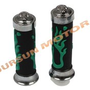 Resim Motosiklet Cg Elcik Alevli Takım Yeşil Oem 