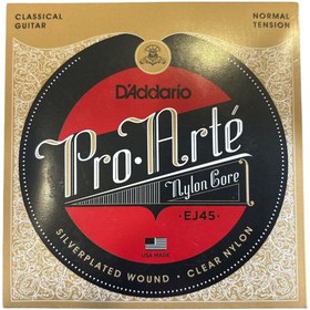 Resim Daddario D’Addario EJ45 Normal Tension Klasik Gitar Teli Profesyonel Gitar Telleri 
