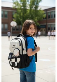 Resim Ergonomik Büyük Boy Çok Bölmeli Sırt-omurga Destekli Ortaokul Lise Günlük Seyahat Sırt Çantası 9047 Siyah 