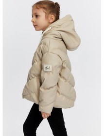 Resim Benitto Kids Kız Çocuk Şişme Mont 51320 Bej 