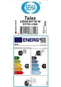 Resim Seha 235/45 R17 97W XL ST23 Talas Yaz Lastiği 2024 