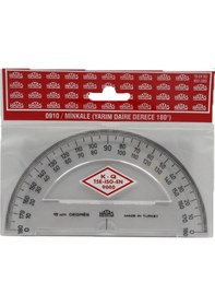 Resim Hatas 0910 Minkale Plastik 180 Derece 15 CM 20 Adet Şeffaf 
