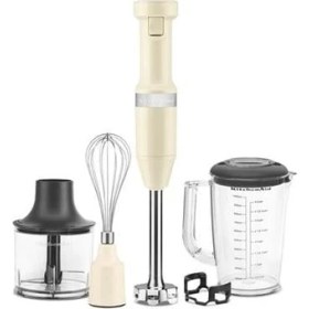 Resim Kitchenaid Aksesuarlı El Blenderi Seti- Almond Cream 