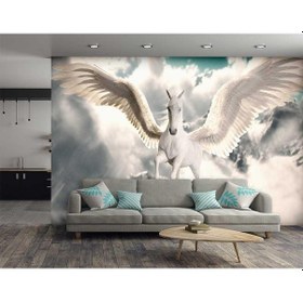 Resim Uçan Kanatlı At Duvar Kağıdı 