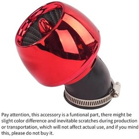 Resim Hightower Evrensel Dirsek Tipi Kırmızı 28-48mm Motor Hava Filtresi Yüksek Performans Kompakt 