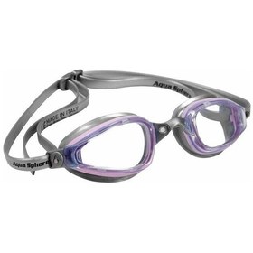 Resim Mp Michael Phelps K180 Lady Şeffaf Cam - Pembe/Gri Çerçeve - Gri Beyaz 