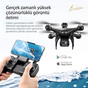 Resim Piha S116 Max Drone Fırçasız Motor 2 Batarya ile 30 Dakika Uçuş 1080P HD Çift Kamera Engelden Kaçınma 