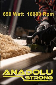Resim Anadolu Strong Profesyonel 650 Watt Çift Bıçaklı Planya Makinesi 