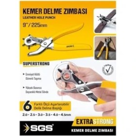 Resim TeknoKapsül Kemer Delme Zımbası 