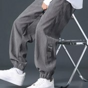 Resim Erkekler için Mavi Renkli Rahat Joggers, Bağcıklı Bel - Polyester, Esnek Kumaş, Koşu, Yürüyüş ve Dış Mekan Aktiviteleri için Mükemmel, Günlük Konfor, Dış Giyim | Rahat Fit Joggers | Örgü Yapı, Temel Joggers 