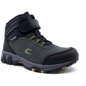 Resim Cool Haki Siyah Cırtlı Erkek Çocuk Botu 