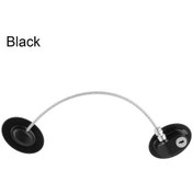 Resim Koruma Çocukların Düşmesini Önleyin Bebek Güvenlik Kilidi Pencere Kilitleri Dolap Kapı Kilidi Buzdolabı Kilidi Siyah 