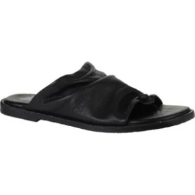 Resim Bueno Shoes Siyah Deri Kadın Parmak Arası Terlik 01WY2003 01WY2003 