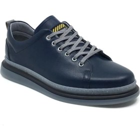 Resim Luis Figo İçi Dışı Deri Rahat Erkek Günlük Ortopedik Şeffaf Taban Kışlık Klasik Spor Ayakkabı 40-44 