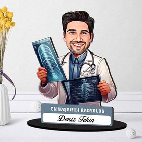 Resim En Başarılı Erkek Radyolog Karikatürlü Biblo 