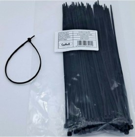 Resim ultramotor Cırt 2,5mm X 200mm Kablo Bağı İthal Siyah (100 Adet) 