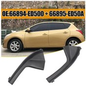 Resim Nissan Tiida İçin Eski Modeller Araba Ön Cam Sileceği Yan Ayar Kapağı Su Deflektör Kaporta Plakası 66895-ed50a 66894-ed500 