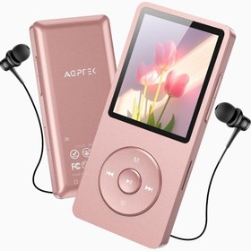 Resim A02PL 64GB Classic MP3 Player FM Radyolu - Rose Gold 