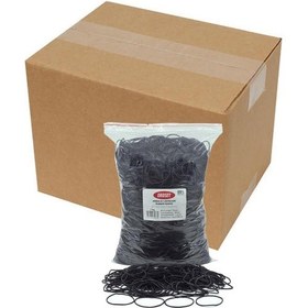 Resim Ekoset 70mm Siyah Renkli Kauçuk Paket Ambalaj Lastiği 12Kg Koli 