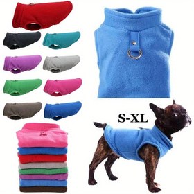 Resim Küçük ve Orta Boy Köpekler ve Kediler için Sıcak, Yumuşak ve Rahat - Çok Renk Seçeneğiyle ve Tasma Halkası Eklemeli 