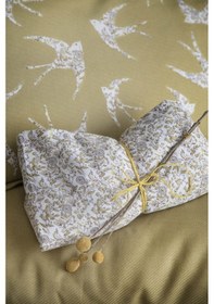 Resim Çift Kişilik Freely Olive Bambu Pike Takımı Sarı 