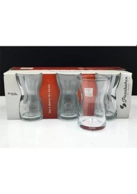 Resim Paşabahçe 42991 Irmak Çay Bardağı 12 Adet Şeffaf 