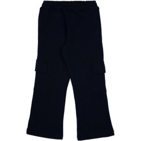 Resim U.S. Polo Assn. Kız Çocuk Lacivert Cep Detaylı Parlak Baskılı Eşofman Altı 50316892-VR033 