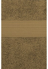 Resim Büyük Battal Boy 2'li Set Banyo Ve Hamam Havlusu %100 Pamuklu Denis Kahverengi 