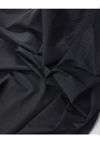 Resim Siyah Renkte Pamuk Poplin Kumaş En 140 Cm X Boy 340 Cm -10274 Siyah 