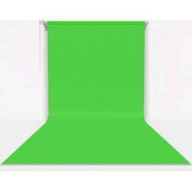 Resim Gdx Sabit (Tavan & Duvar) Kağıt Sonsuz Stüdyo Fon Perde (Green) 2.70X11 Metre 