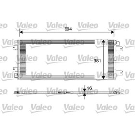 Resim VALEO 817689 Kondanser ( Renault : Master II / Opel : Movano 1.9 2.2. 2.5Dci ) 4401424 7701057122 (WA338487) 