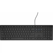 Resim Dell KB-216 Kablolu F Klavye Siyah (580-ADGO) 