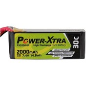 Resim Power-xtra 7.4v 2000mah 2s Lipo Pil - Lipo Batarya 30c 
