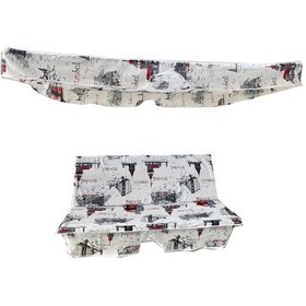 Resim Salıncak Minder Kılıf Takımı(Süngerli)2 Kişilik Minder-Istanbul 