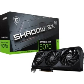 Resim Binbir Göz Bilgisayar Msi Geforce RTX5070 12G Shadow 3x Oc 12GB Gddr7 192 Bit Dlss 4 Ekran Kartı 
