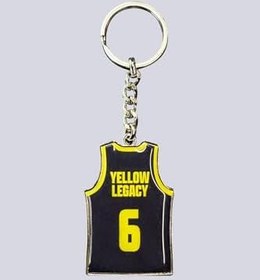 Resim FENERIUM Fenerbahçe Basketbol Forma Metal Anahtarlık,Gümüş Tek Ebat 