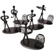 Resim Dekoratif Metal Adam Müzisyen Kalemlik 1 Adet 