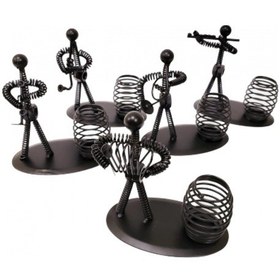 Resim Dekoratif Metal Adam Müzisyen Kalemlik 1 Adet 