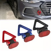 Resim 1 adet, Evrensel Araba & SUV Çekme Kancası, Yarış Tarzı, Üçgen İz Tasarımı, Dayanıklı PC Malzemesi, Otomobil Aksesuarları, Çeşitli Araç Modellerine Uygun, Dış Çamurluk Klemens 