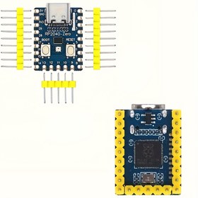 Resim 1 adet 2 adet Raspberry Pi RP2040-Zero Mikrokontrolör Geliştirme Kartı PICO Ana Kart Çift Çekirdekli İşlemci Mini Mikrokontrolör 