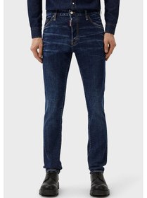 Resim Dsquared2 Erkek Kot Pantolon S74lb1467 S30342 470 Lacivert 