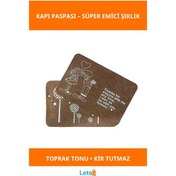 Resim Süper Emici Dayanıklı Modern Kapı Paspası Kir Tutmaz Ve Kolay Temizlenir 1 Adet 