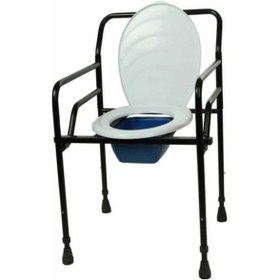 Resim Medikaltec Hasta Klozeti Kapaklı Hasta Tuvaleti Klozet Yükseltici Kapaklı Hasta Klozeti 