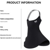 Resim Dm Golovejoy Dtj56 Unisex Kış Boyun Koruyucu Maske Sıcak Bisiklet Yürüyüş Kayak Yüz Kapatma Siyah Siyah 