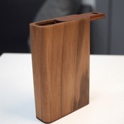 Resim Artus Mobilya ve Dekorasyon Ahşap Slide Kızak Kapaklı Kısa Sigara Tabakası Sigara Kutusu Kısa 