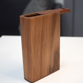 Resim Artus Mobilya ve Dekorasyon Ahşap Slide Kızak Kapaklı Kısa Sigara Tabakası Sigara Kutusu Kısa 