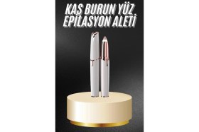 Resim Depozee Kaş Bıyık Tüy Epilasyon Aleti Pilli Kablosuz Kullanım Özelliği ile 3 Renk Seçeneği Sunar 