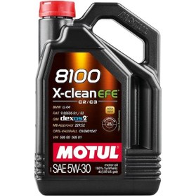 Resim Motul 8100 X Clean Efe 5W-30 Tam Sentetik Motor Yağı 4 L 